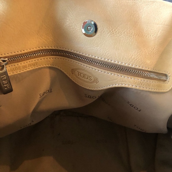 Tod’s Beige Hobo Bucket shoulder-bag - Picture 7 of 10